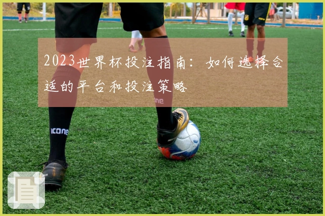 2023世界杯投注指南：如何选择合适的平台和投注策略
