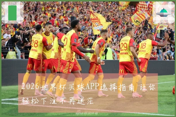 2026世界杯买球APP选择指南 让你轻松下注不再迷茫